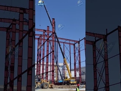 Prefab αποθήκη εμπορευμάτων δομών χάλυβα συστημάτων πλαισίων μετάλλων προμηθευτών οικοδόμησης χάλυβα